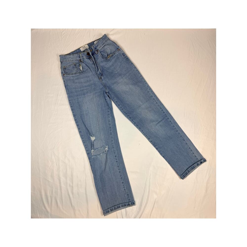 Cotton On Stretch Straight Leg Distressed/Ripped Jeans Sz 6